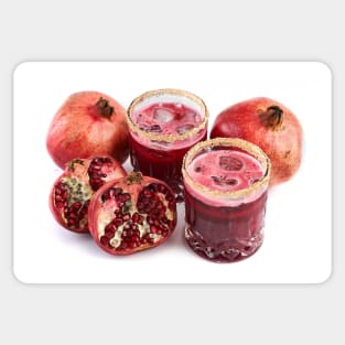 Organic pomegranate juice Sticker